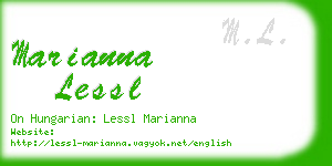 marianna lessl business card
